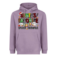 Lavender santas favorite speech therapist Heavyweight Hoodie - AdoDesignShop