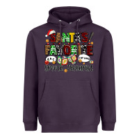 Plum santas favorite speech therapist Heavyweight Hoodie - AdoDesignShop