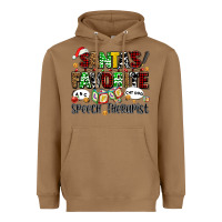 Toasted Coconut santas favorite speech therapist Heavyweight Hoodie - AdoDesignShop