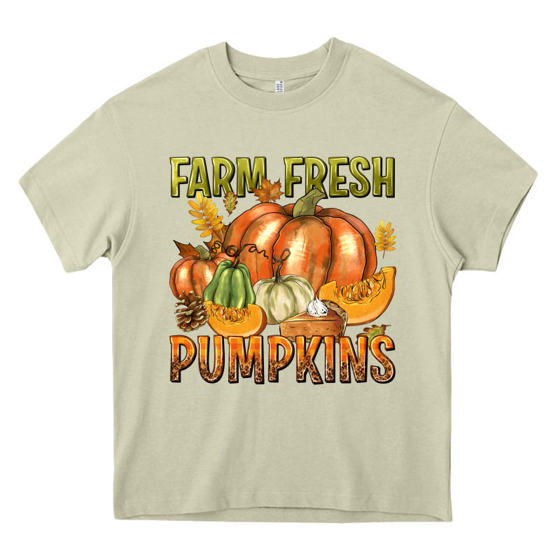 Farm Fresh Pumpkins Heavy Core Tee by texasbilliewilder | Teevron