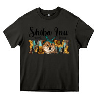 Asphalt western shiba inu mom Heavy Core Tee - RanaPortraitStore
