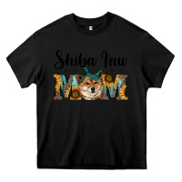 Black western shiba inu mom Heavy Core Tee - RanaPortraitStore