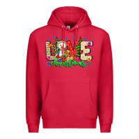 Cardinal love Christmas Premium Hoodie - CowhideDigitalArt