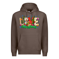 Coffee love Christmas Premium Hoodie - CowhideDigitalArt
