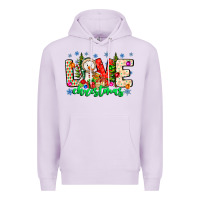 Lilac love Christmas Premium Hoodie - CowhideDigitalArt