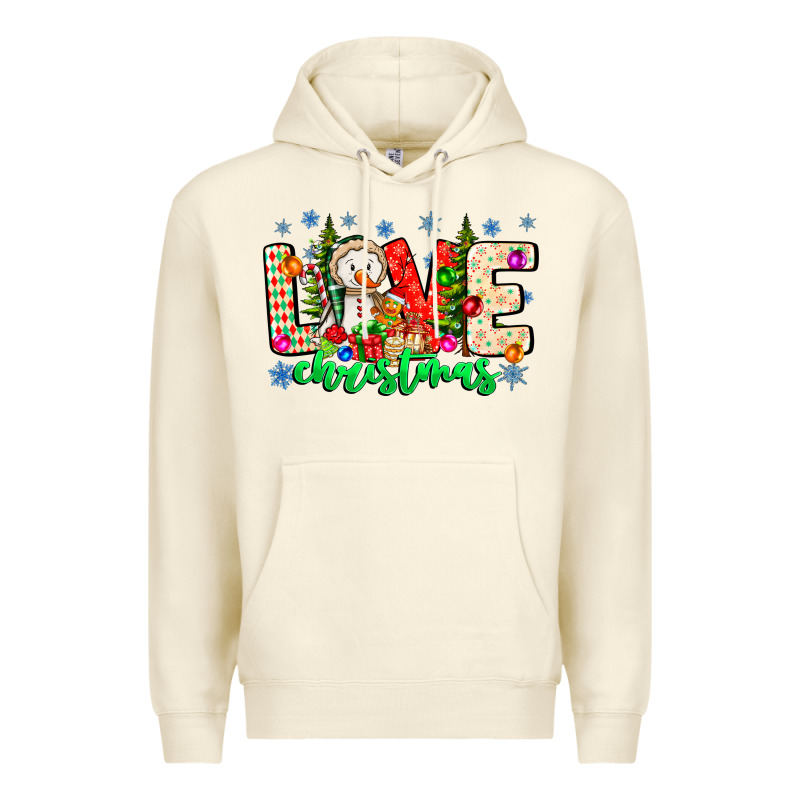Love Christmas Premium Hoodie by CowhideDigitalArt | Teevron