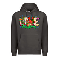 Smoke love Christmas Premium Hoodie - CowhideDigitalArt