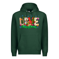 Sports Green love Christmas Premium Hoodie - CowhideDigitalArt