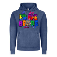 Vintage Denim Pride bride Vintage Hoodie - FaDigitalArtStudio