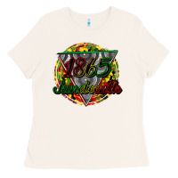 Bone 1865 juneteenth Ladies Tee - CowGirlArtShop