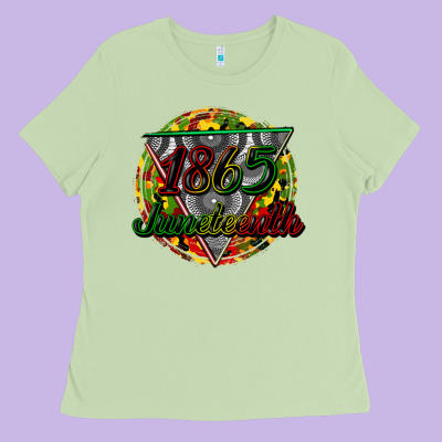 1865 Juneteenth Ladies Tee Designed By Cowgirlartshop