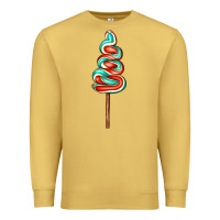 Antique Gold bluered lollipop Premium Sweatshirt - AdoDesignShop