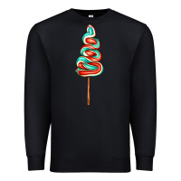Black bluered lollipop Premium Sweatshirt - AdoDesignShop