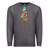 Charcoal Heather bluered lollipop Premium Sweatshirt - AdoDesignShop