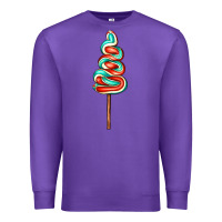 Purple bluered lollipop Premium Sweatshirt - AdoDesignShop