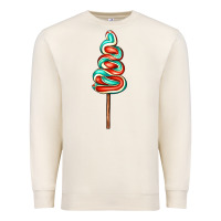 Sandshell bluered lollipop Premium Sweatshirt - AdoDesignShop
