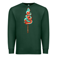 Sports Green bluered lollipop Premium Sweatshirt - AdoDesignShop