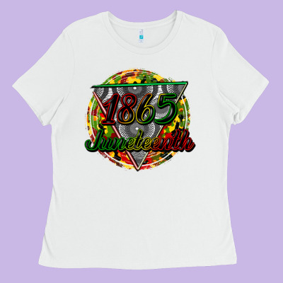 1865 Juneteenth Ladies Tee Designed By Cowgirlartshop