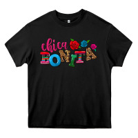 Black Chica bonita Heavy Core Tee - NancyCooperArtShop