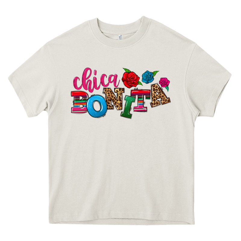 Chica Bonita Heavy Core Tee by NancyCooperArtShop | Teevron