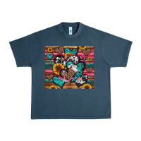 Midnight Navy nurse hearts Urban Heavy Tee - Jasminsmagicworld