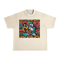 Sandshell nurse hearts Urban Heavy Tee - Jasminsmagicworld
