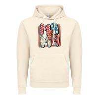 Vintage Artic 4th of July mama with lightning bolt Vintage Hoodie - FaDigitalArtStudio