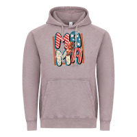 Vintage Zinc 4th of July mama with lightning bolt Vintage Hoodie - FaDigitalArtStudio