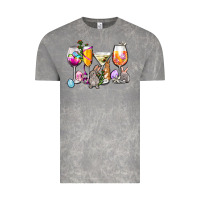Cloud Rock Easter wine glasses Vintage Tee - OliviaCreatesArt