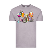 Easter Wine Glasses Vintage Tee | Teevron