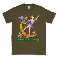 Army Green mardi gras cutie Classic Tee - CowGirlArtShop