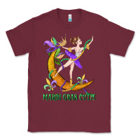 Burgundy mardi gras cutie Classic Tee - CowGirlArtShop