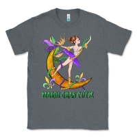 Charcoal Heather mardi gras cutie Classic Tee - CowGirlArtShop