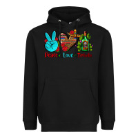 Black peace love tequila Heavyweight Hoodie - AdoDesignShop
