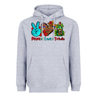 Heather Grey peace love tequila Heavyweight Hoodie - AdoDesignShop