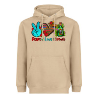 Mushroom peace love tequila Heavyweight Hoodie - AdoDesignShop