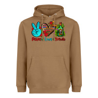 Toasted Coconut peace love tequila Heavyweight Hoodie - AdoDesignShop