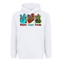 White peace love tequila Heavyweight Hoodie - AdoDesignShop