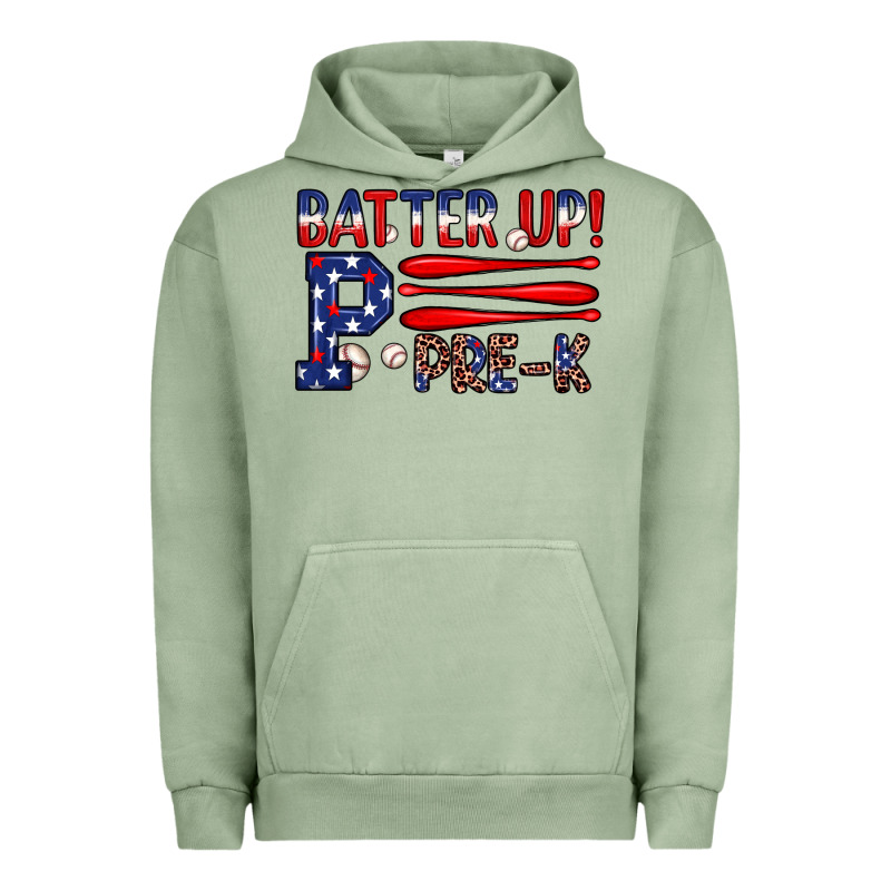 Batter Up Pre K Urban Hoodie by JahusDesignShop | Teevron