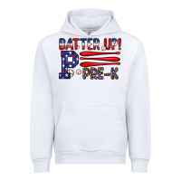 White batter up pre k Urban Hoodie - JahusDesignShop