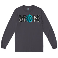 Smoke cowhide with gemstone Long Sleeve Tee - RanaPortraitStore