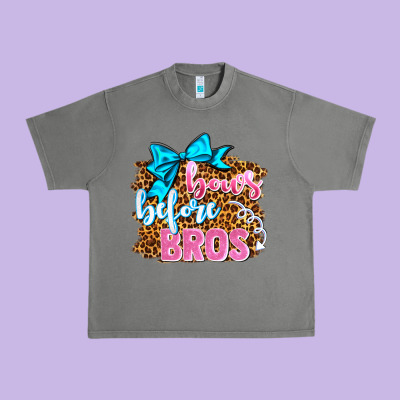 Bows Before Bros Olivia Urban Heavy Tee Designed By Oliviacreatesart
