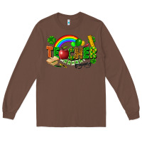 Chestnut teacher st patrick Long Sleeve Tee - FaDigitalArtStudio