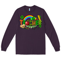 Plum teacher st patrick Long Sleeve Tee - FaDigitalArtStudio