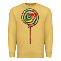 Antique Gold rainbow lollipop Premium Sweatshirt - AdoDesignShop