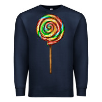 Navy rainbow lollipop Premium Sweatshirt - AdoDesignShop