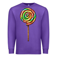 Purple rainbow lollipop Premium Sweatshirt - AdoDesignShop