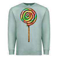 Seafoam rainbow lollipop Premium Sweatshirt - AdoDesignShop