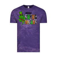 Cloud Purple St. Patrick's Mister shenanigans Vintage Tee - OliviaCreatesArt