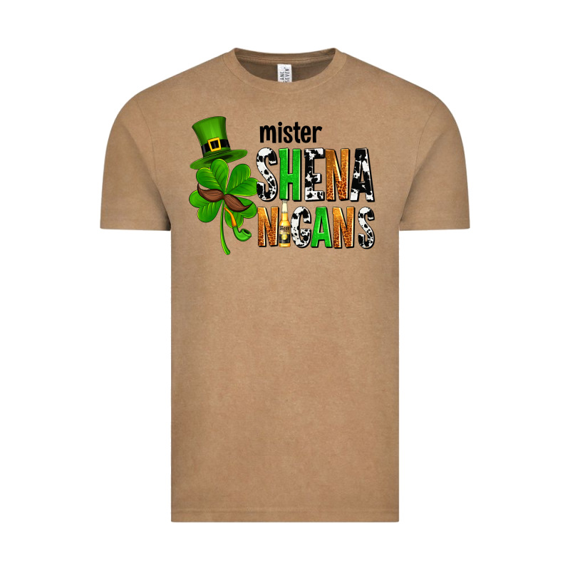 St. Patrick's Mister Shenanigans Vintage Tee by OliviaCreatesArt | Teevron
